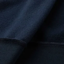 Felpa felpata con cappuccio e zip integrale uomo logo
