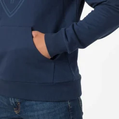 Felpa felpata con cappuccio uomo logo