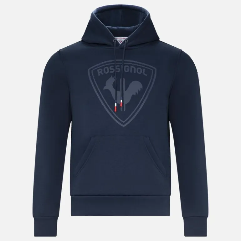 Felpa felpata con cappuccio uomo logo