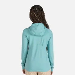 Giacca donna secondo strato stretch con cappuccio e zip integrale