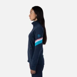 Giacca in pile donna con zip integrale Strawpile