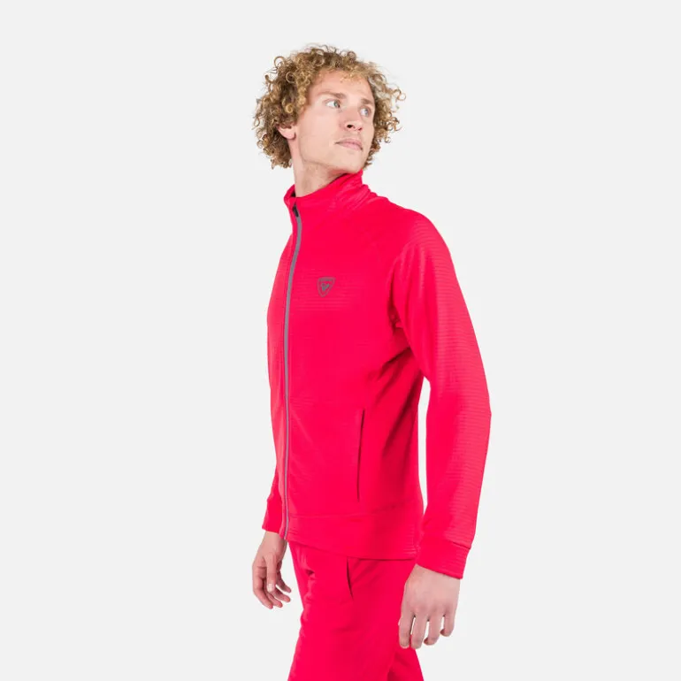 Giacca in pile uomo con zip integrale Blackside