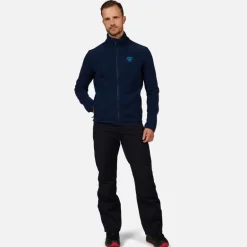 Giacca in pile uomo con zip integrale Strawpile