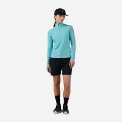 Maglia donna maniche lunghe con mezza zip Westweg