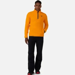 Maglia in pile con mezza zip uomo Strawpile