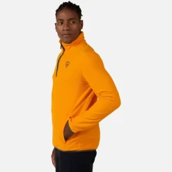 Maglia in pile con mezza zip uomo Strawpile