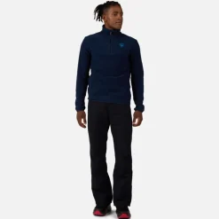 Maglia in pile con mezza zip uomo Strawpile