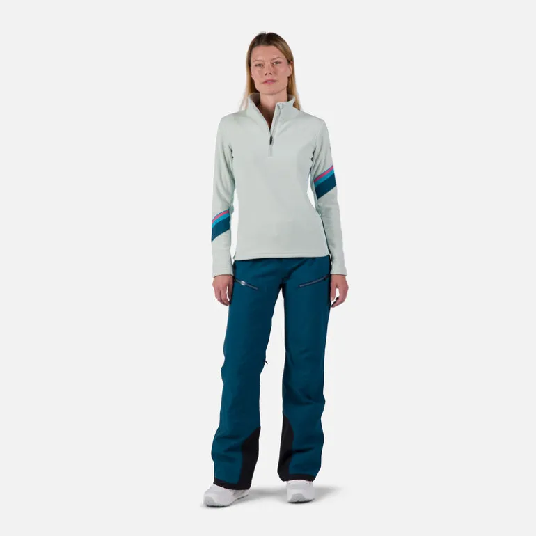 Maglia in pile donna con mezza zip Strawpile
