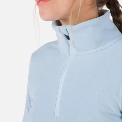 Maglia in pile donna con mezza zip Strawpile