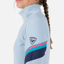 Maglia in pile donna con mezza zip Strawpile