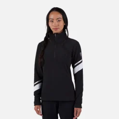 Maglia in pile donna con mezza zip Strawpile