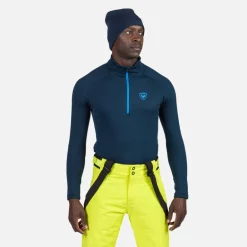 Maglia in pile uomo con mezza zip Blackside