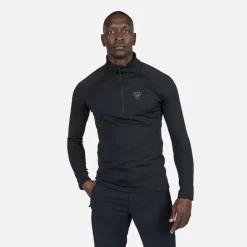 Maglia in pile uomo con mezza zip Blackside