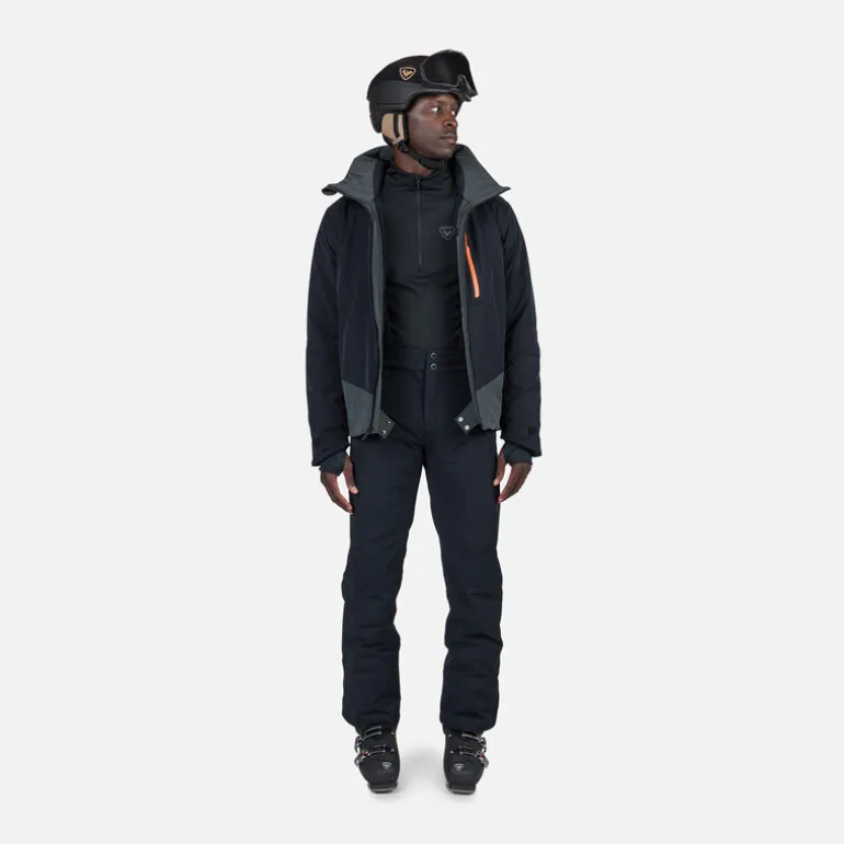 Maglia in pile uomo con mezza zip Blackside