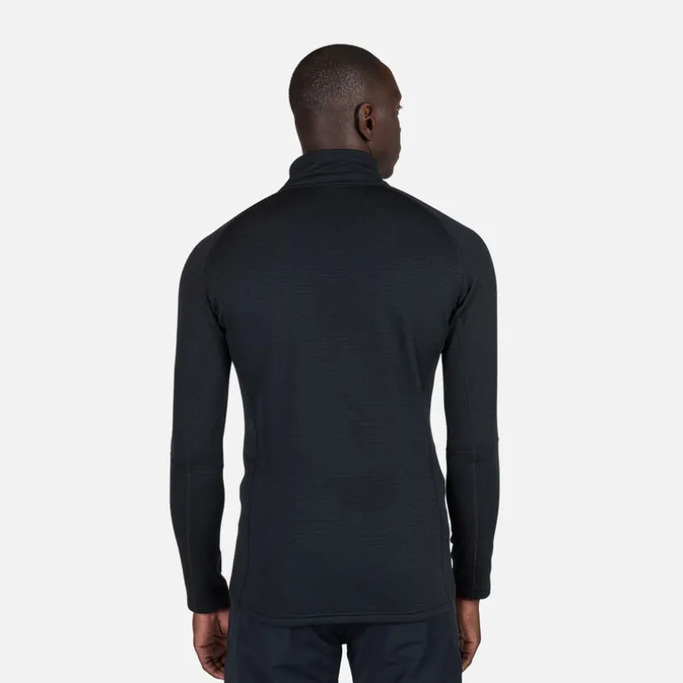 Maglia in pile uomo con mezza zip Blackside