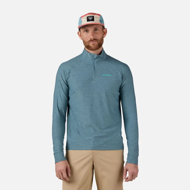 Maglia uomo maniche lunghe con mezza zip Westweg