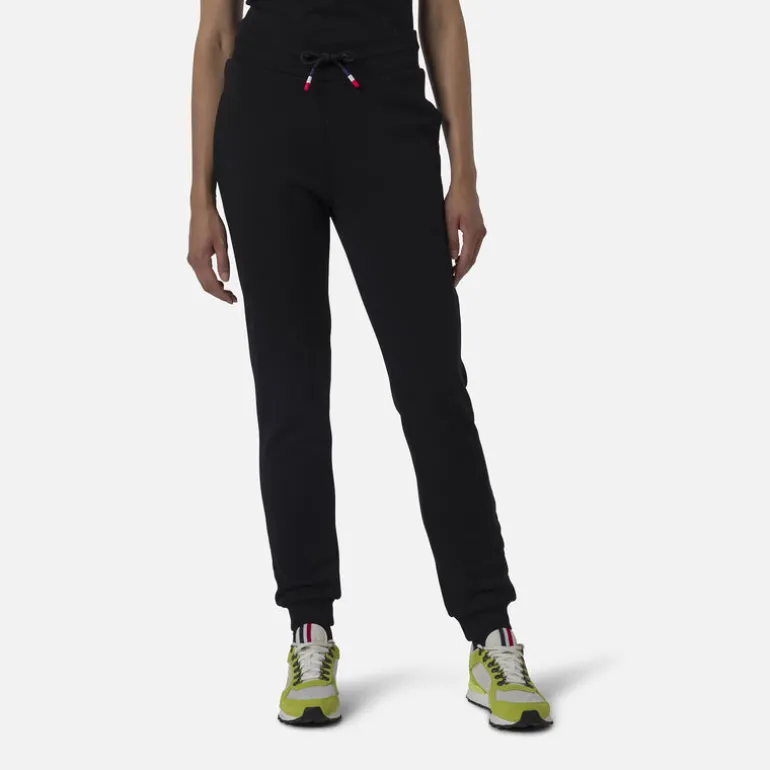 Pantaloni sportivi felpati donna logo
