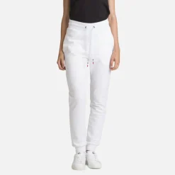 Pantaloni sportivi felpati donna logo