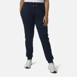 Pantaloni sportivi felpati donna logo