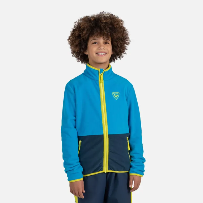 Pile bambino con zip integrale Strawpile