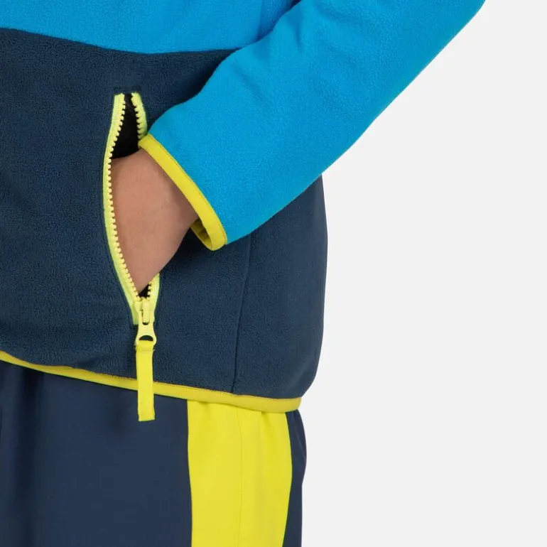 Pile bambino con zip integrale Strawpile