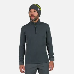 Pile uomo con mezza zip Cieloalto