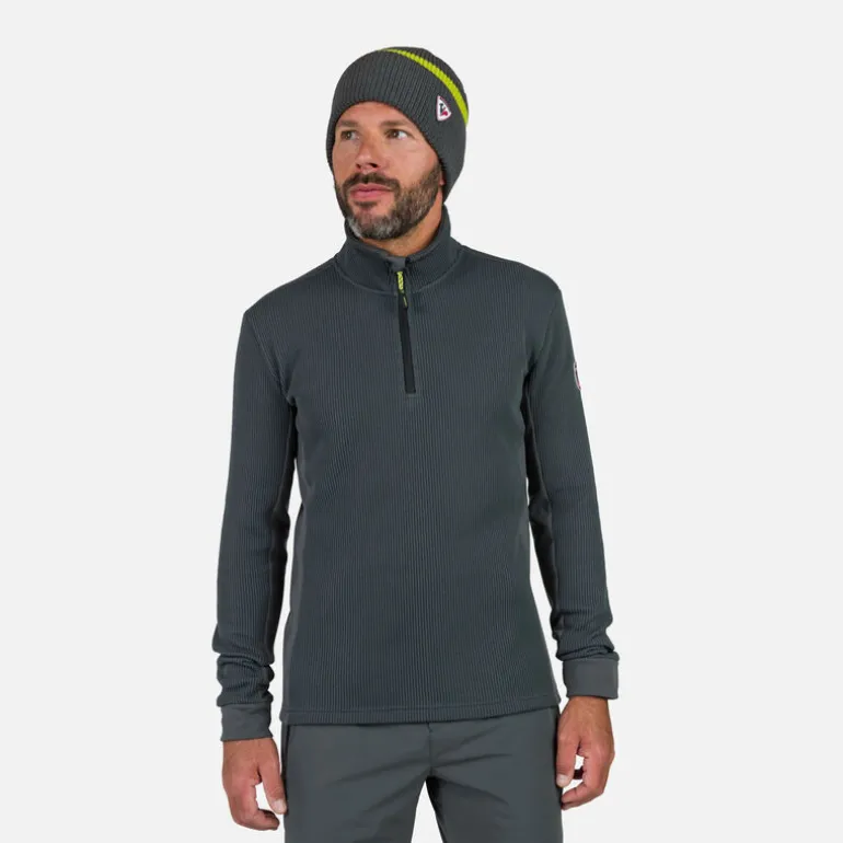 Pile uomo con mezza zip Cieloalto