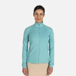 Strato intermedio stretch full zip donna