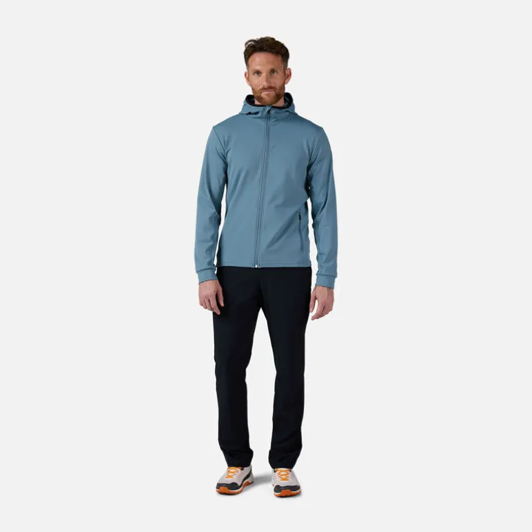 Strato intermedio stretch Full-zip con cappuccio uomo