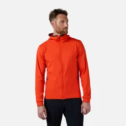 Strato intermedio stretch Full-zip con cappuccio uomo