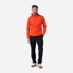 Strato intermedio stretch Full-zip con cappuccio uomo